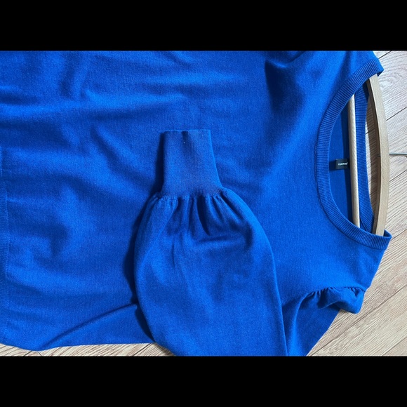 Blue sweater with rouching - Picture 6 of 6